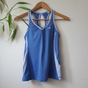 Adidas built in bra sport tank top
